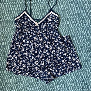 Laura Ashley Tank and Shorts Pj Set XL